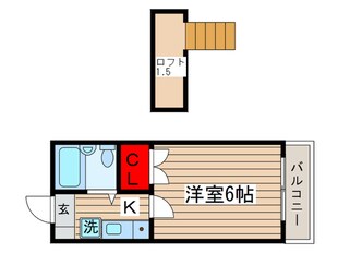 ﾒｰﾌﾟﾙ大泉学園A棟の物件間取画像